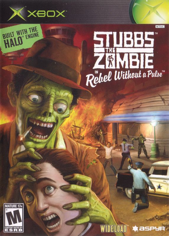 Stubbs the Zombie in Rebel Without a Pulse box art for Xbox One